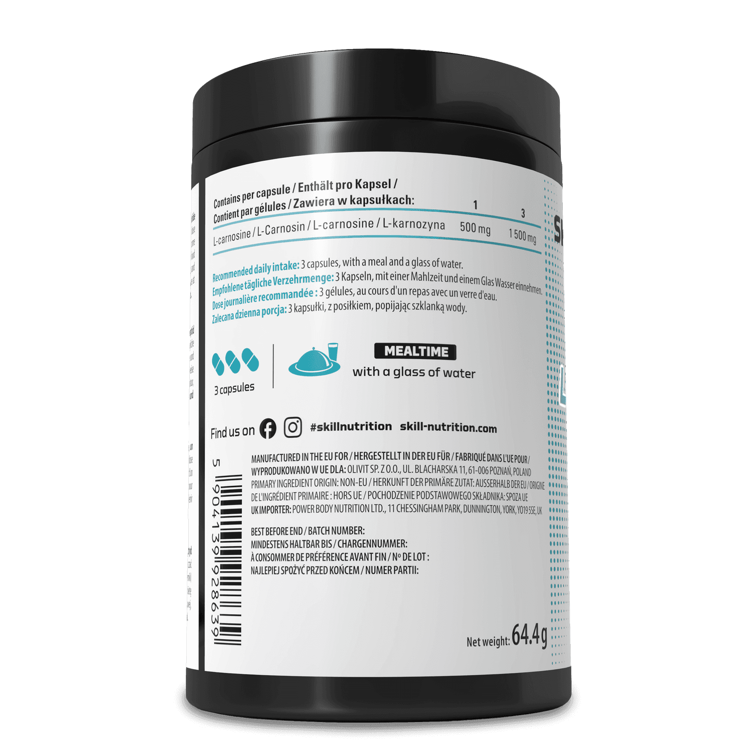 SPC0470120 L-Carnosine, 1500 mg [L] frog.png