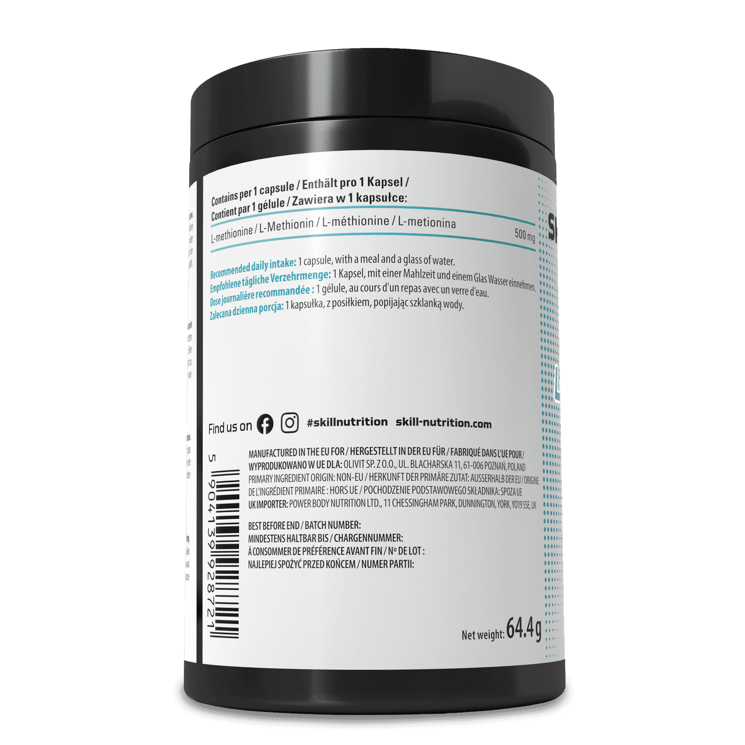 SPC0510120 L-Methionine, 500 mg [L] frog.png