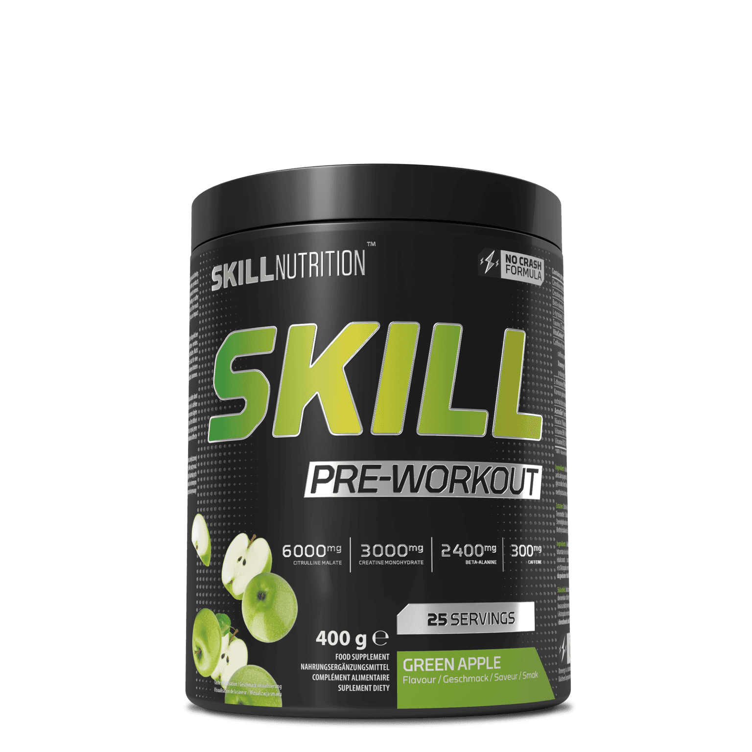Skill Pre-Workout, Green Apple