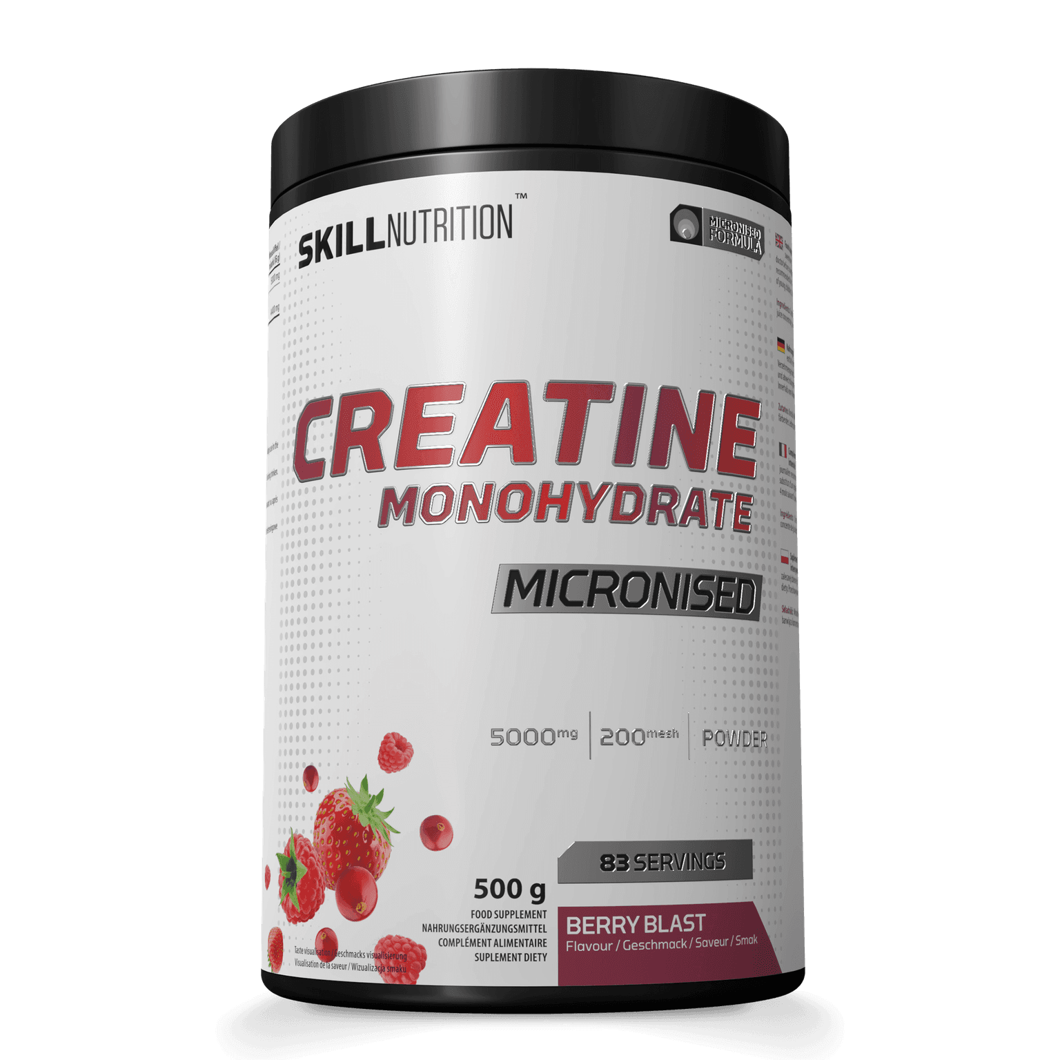 Creatine berry blast 500g front