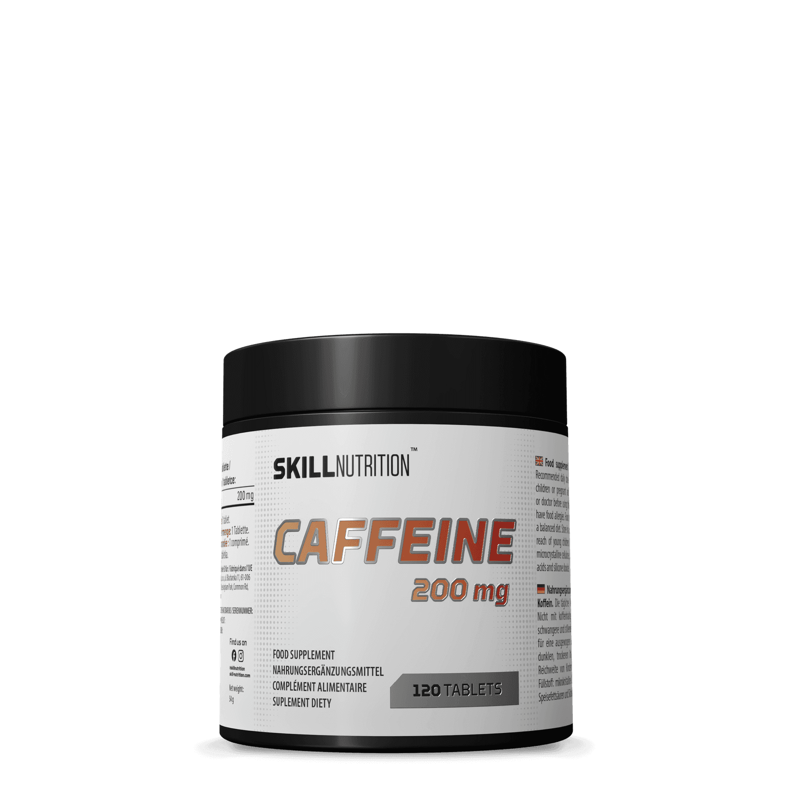 Caffeine 200 mg 120 capsules