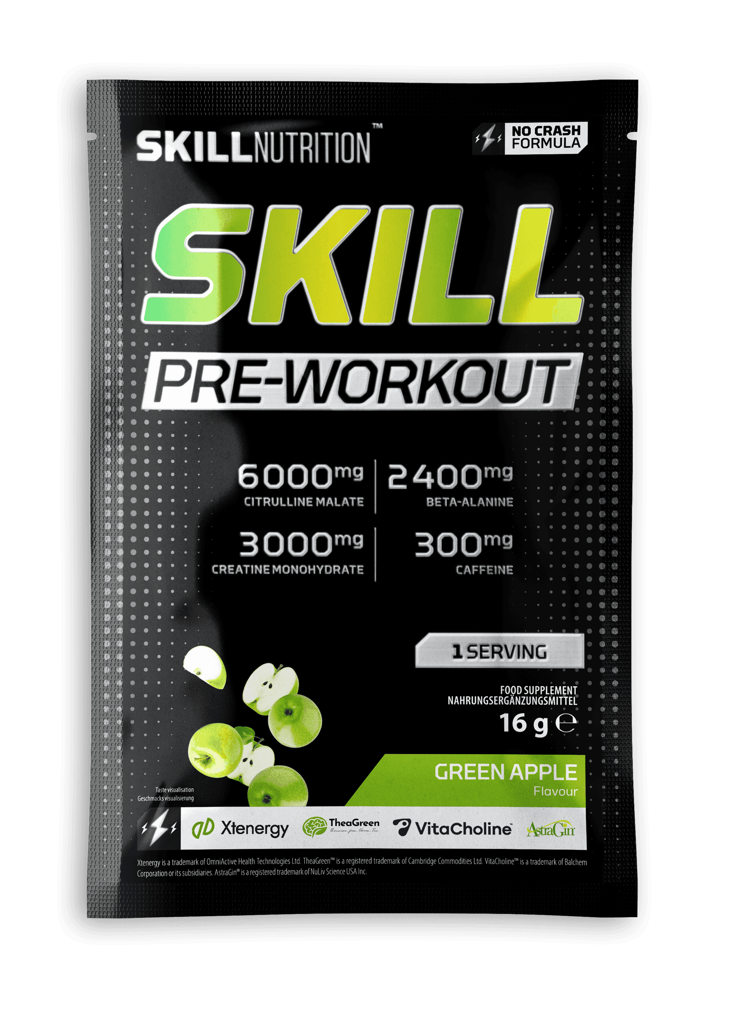 saszetka preworkout green apple skill nutrition