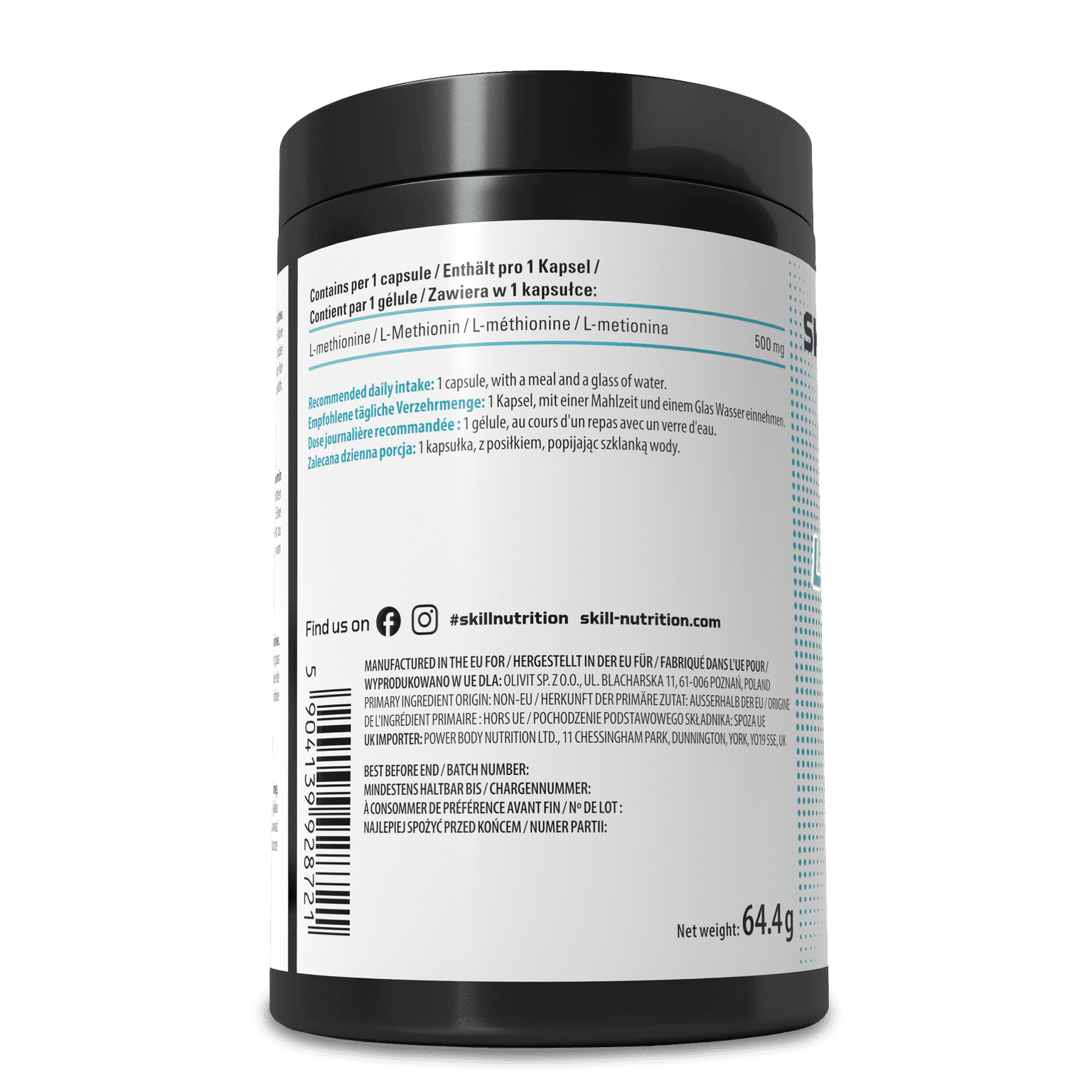 SPC0510120 L-Methionine, 500 mg [L] frog.png