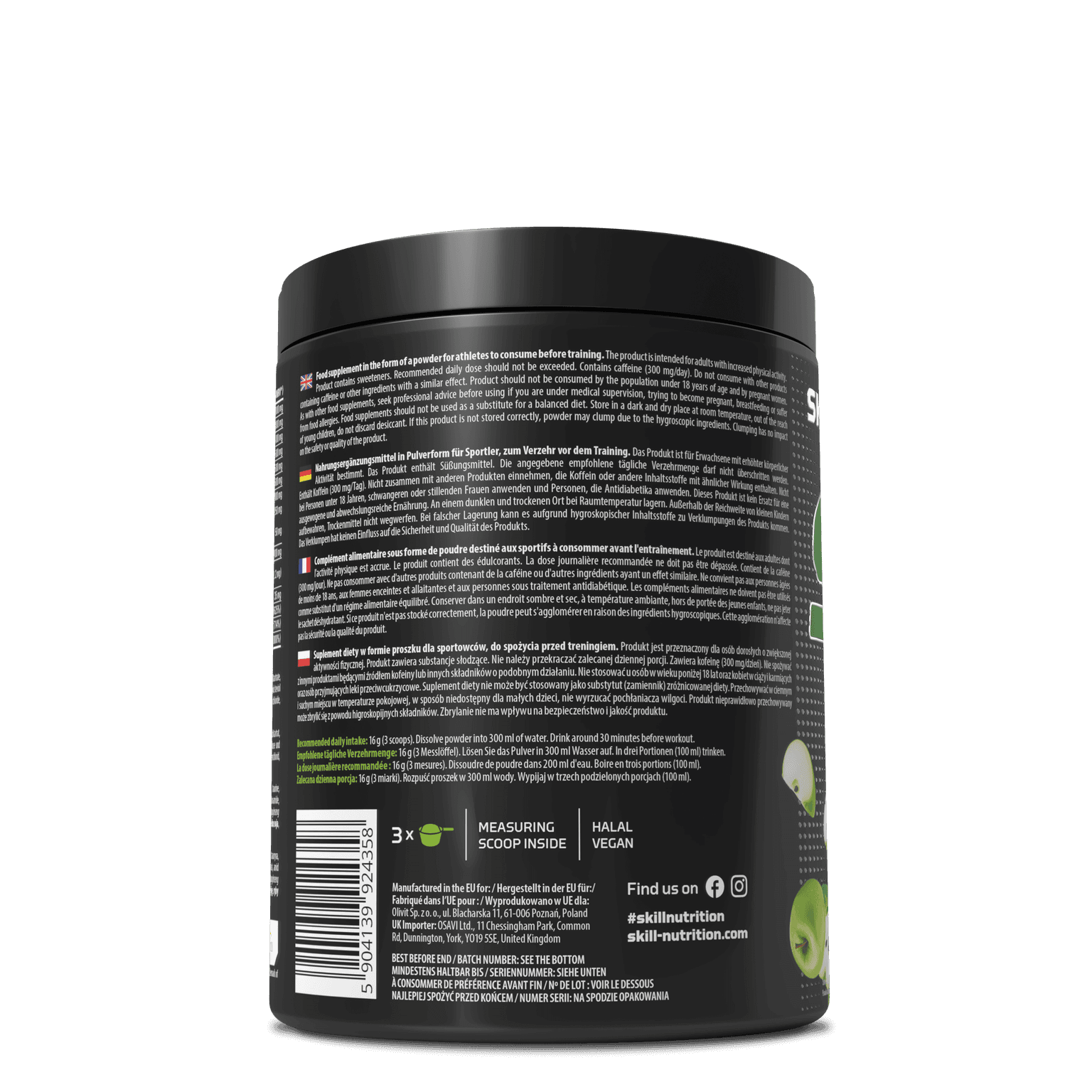 SPP020400 Skill Pre-Workout, Green Apple kopia.png