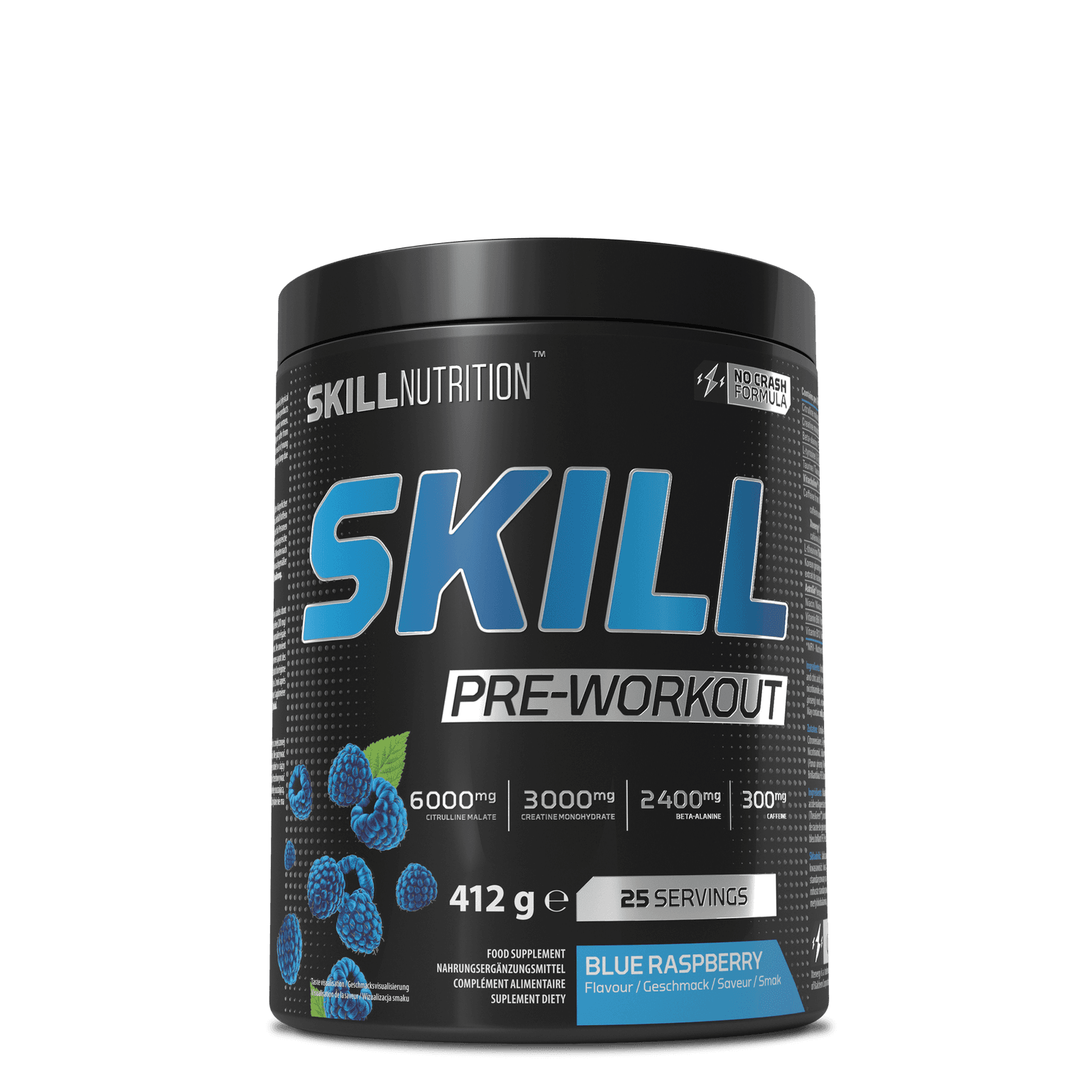 Skill Pre-Workout Blue Raspberry – High-Intensity Training Support