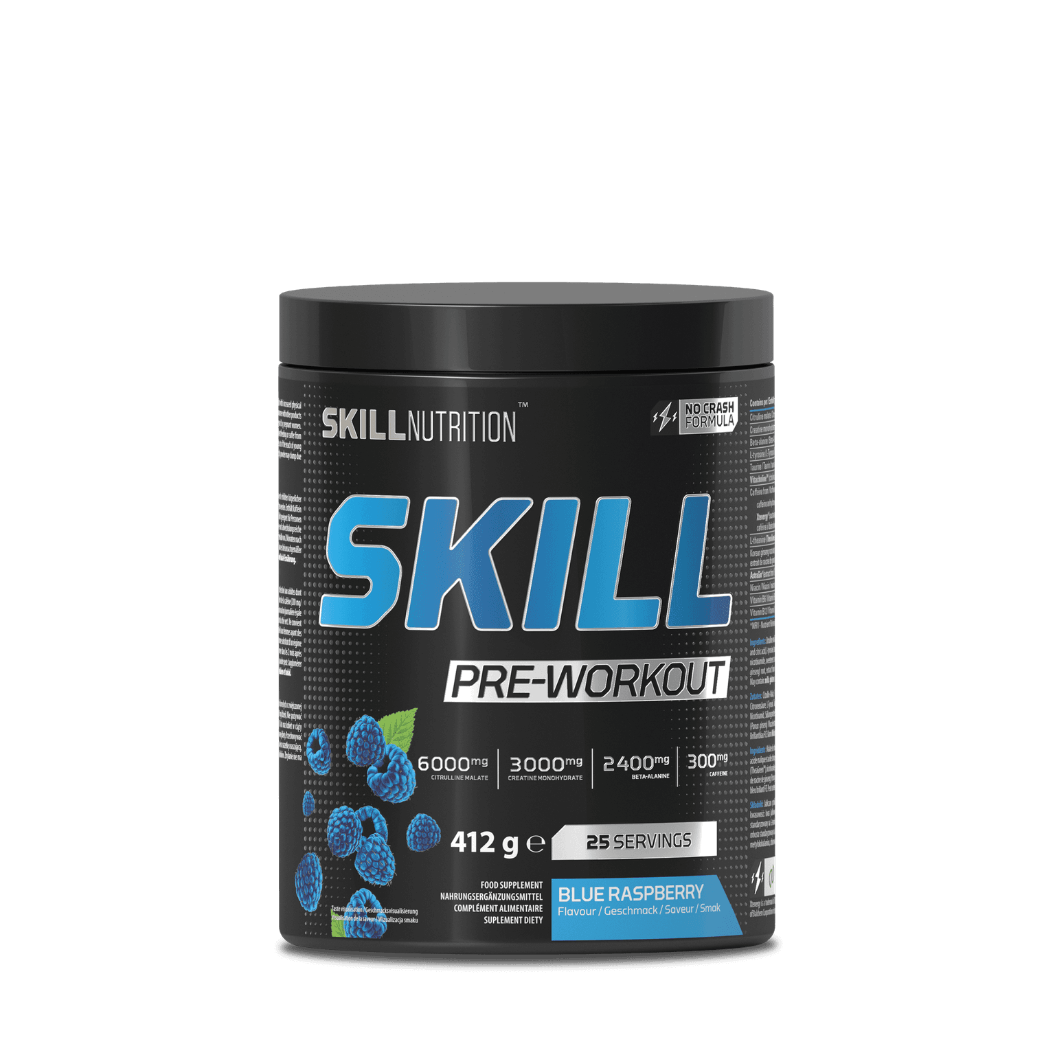 Skill Pre-Workout Blue Raspberry – High-Intensity Training Support