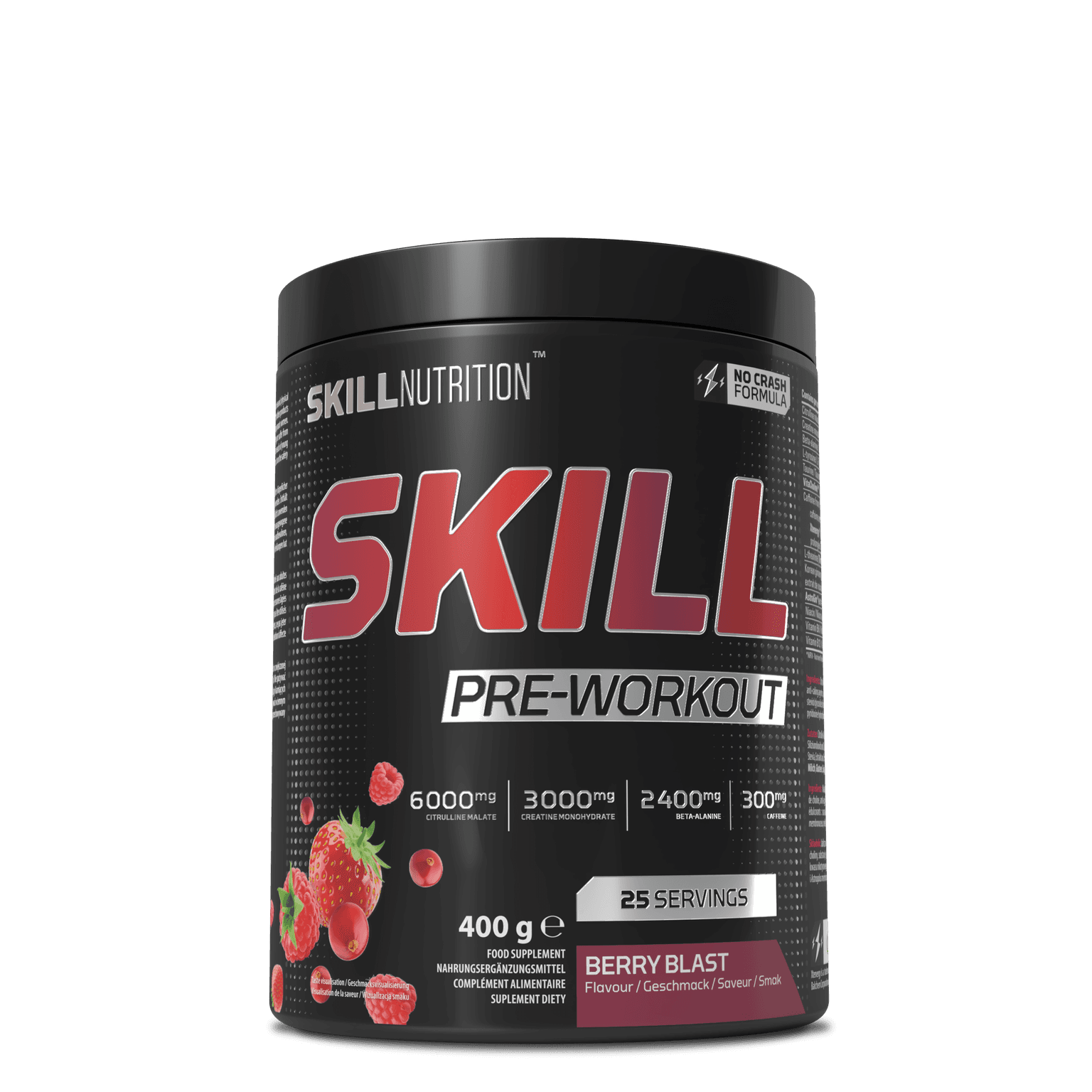 Skill Pre-Workout, Berry Blast
