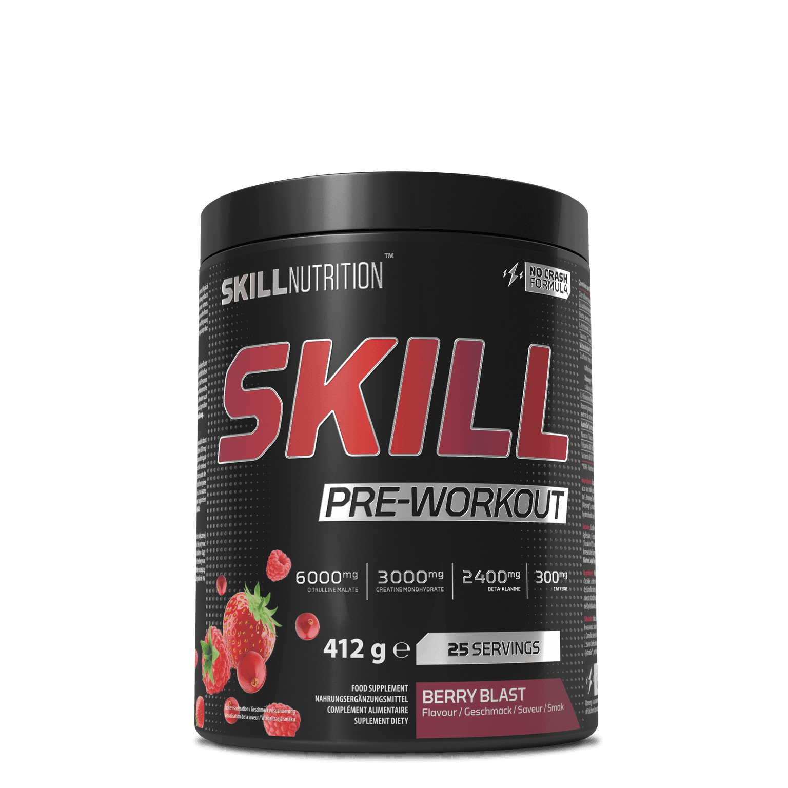Skill Pre-Workout, Berry Blast