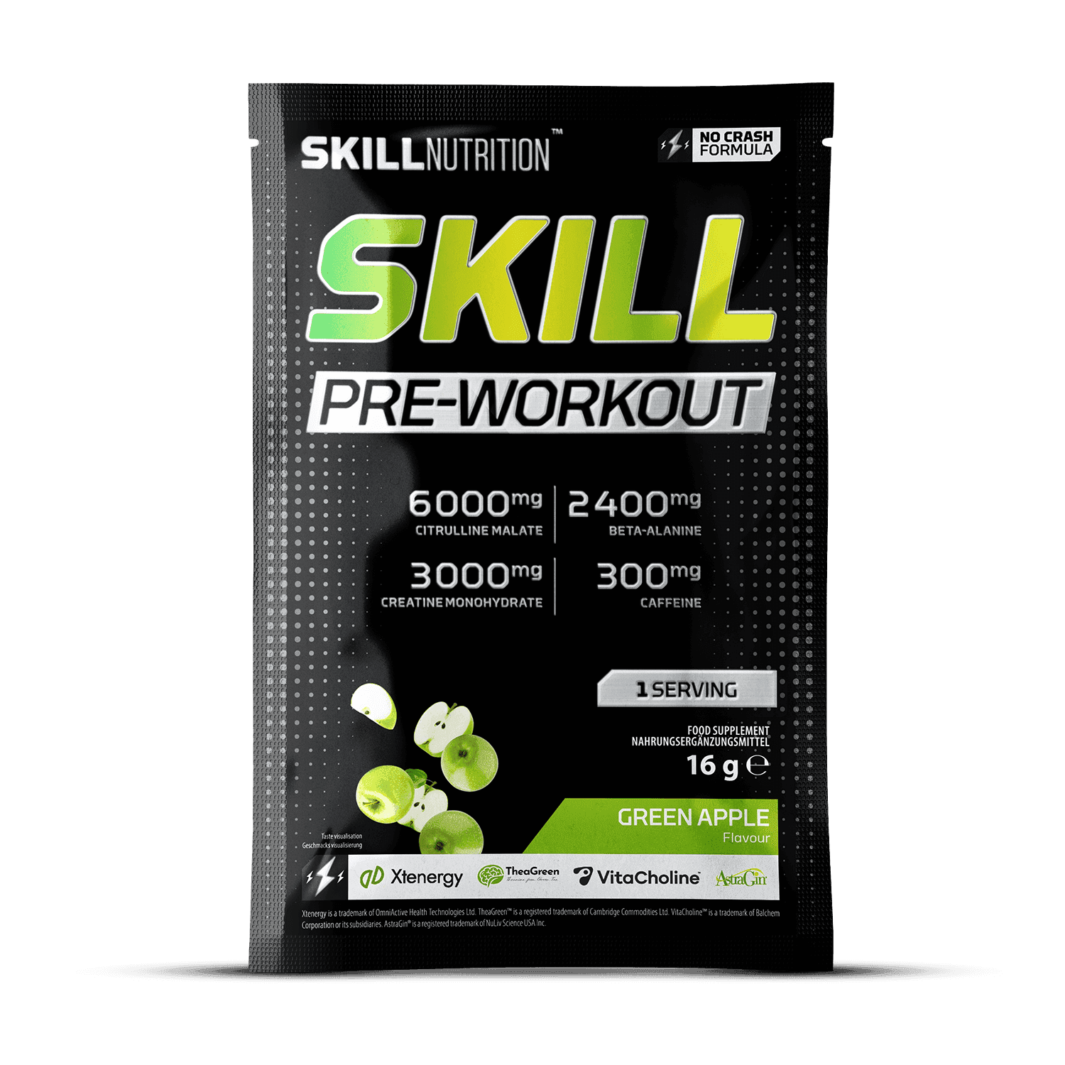 saszetka Pre-Workout Green Apple skill