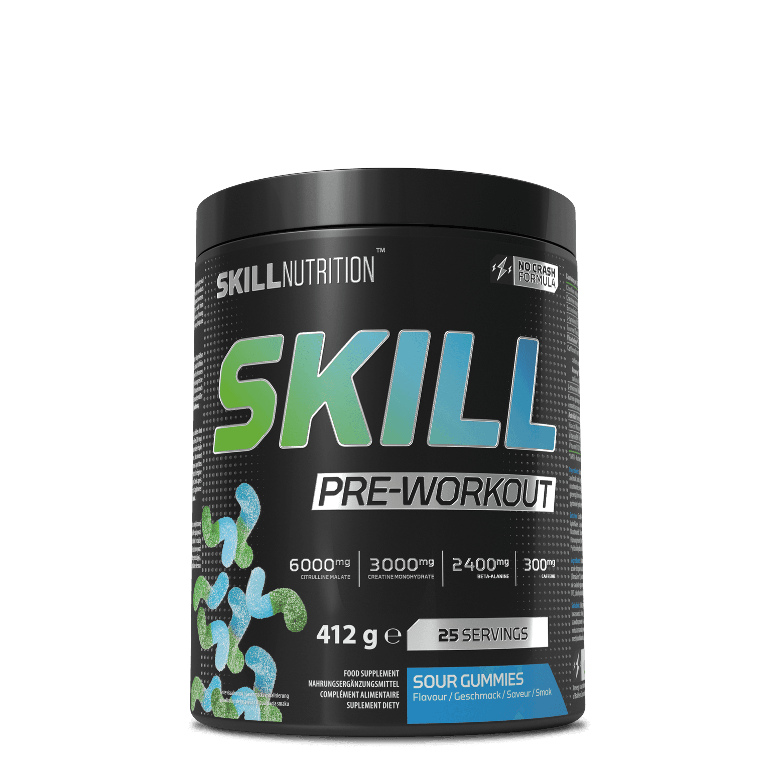 Skill Pre-Workout, Blue Raspberry