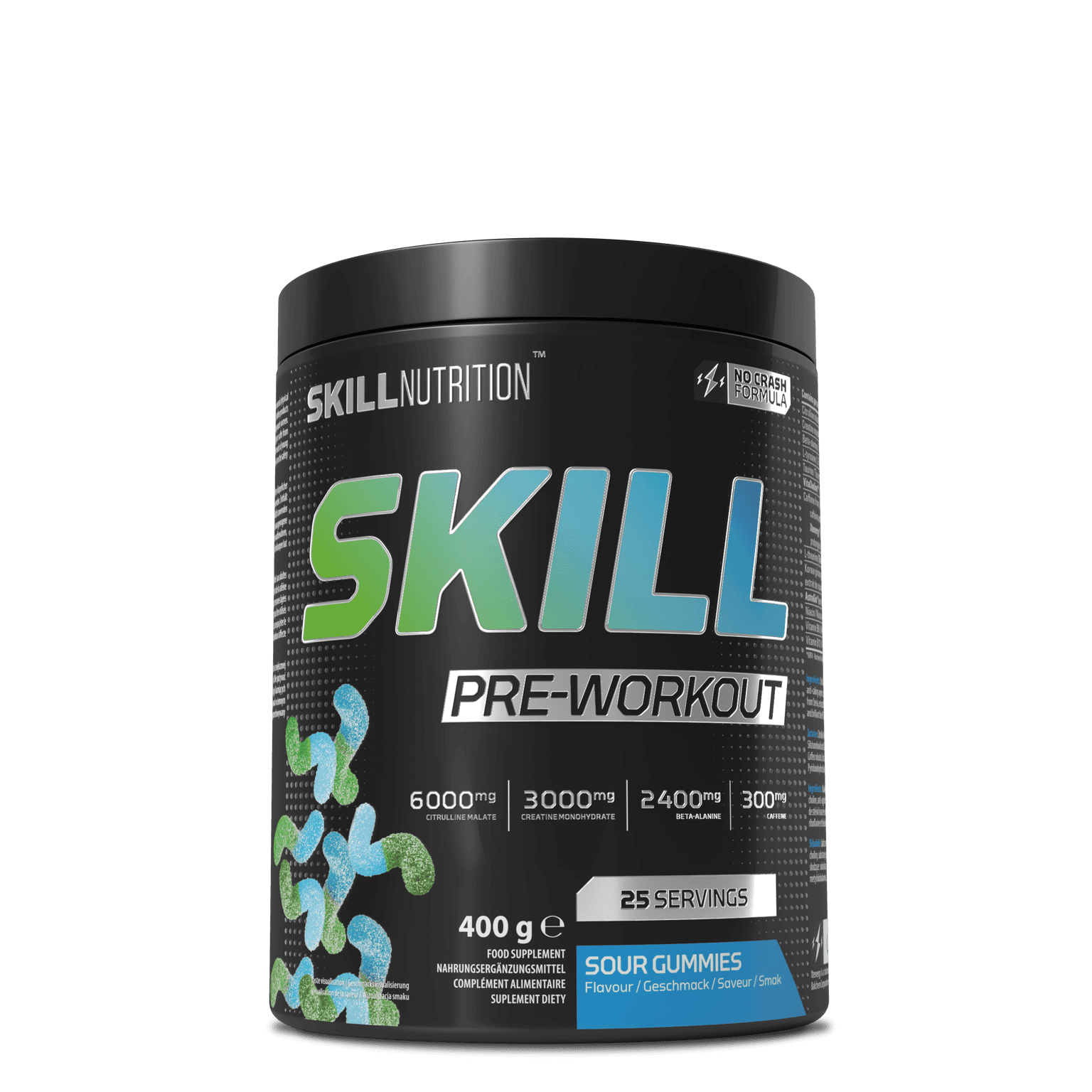 Skill Pre-Workout, Sour Gummies