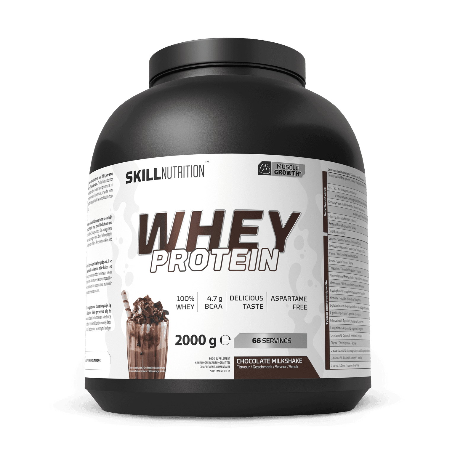 Whey Protein Chocolate Milkshake
