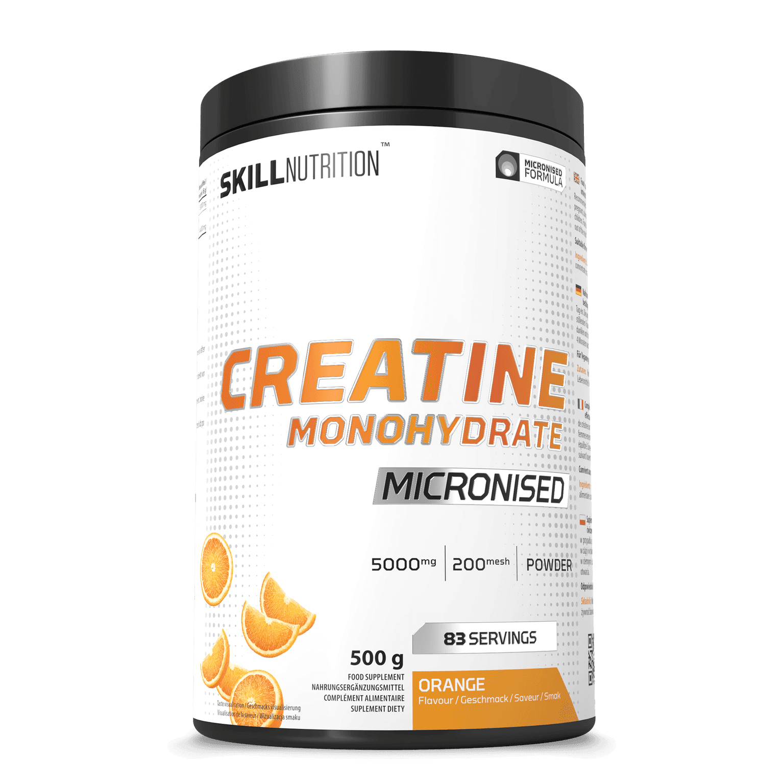 Créatine Monohydrate Micronisée Orange