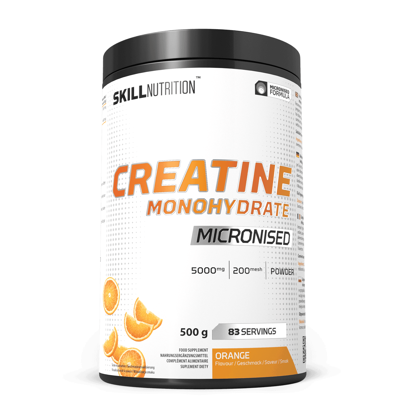 Créatine Monohydrate Micronisée Orange