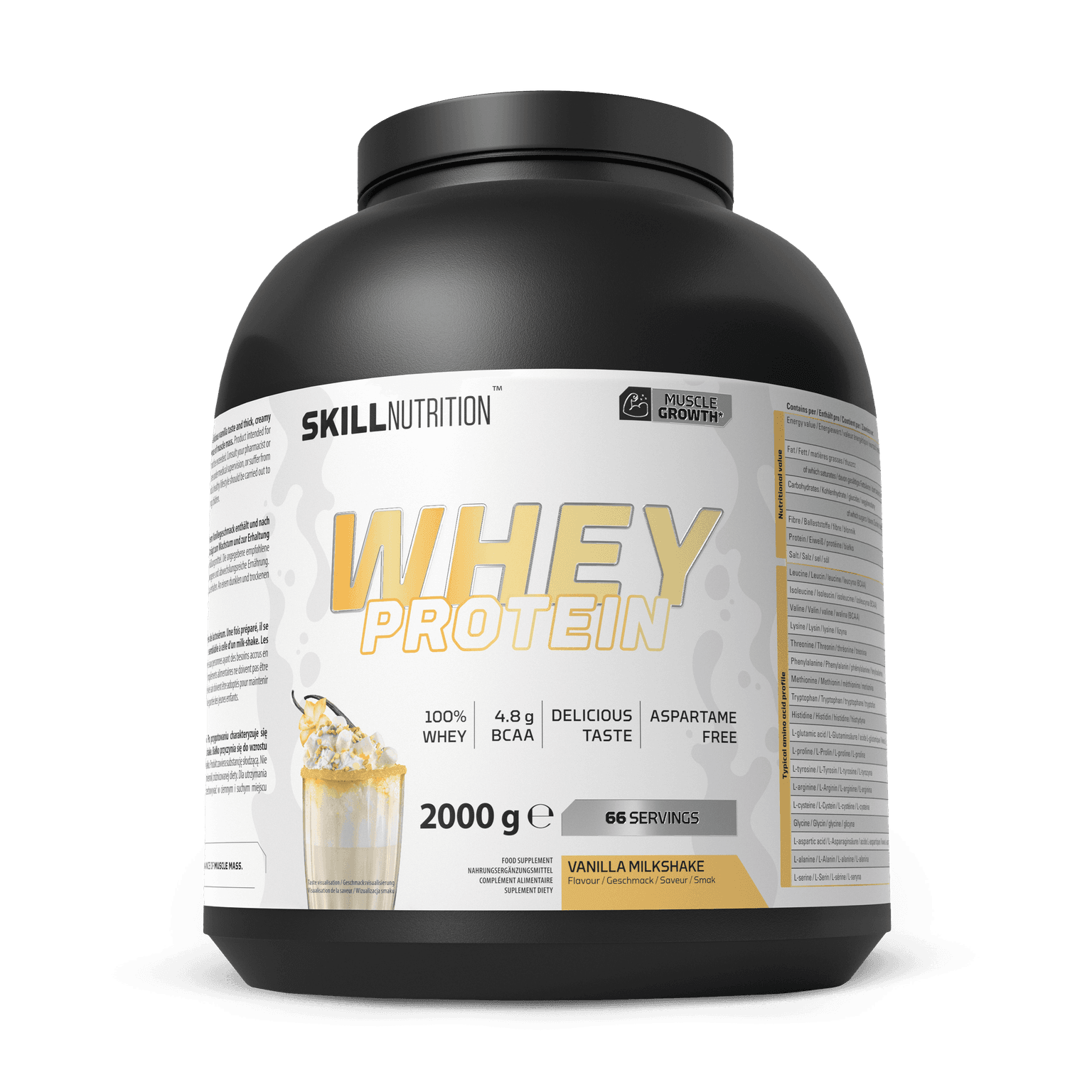 Whey Protein Vanilla Milkshake