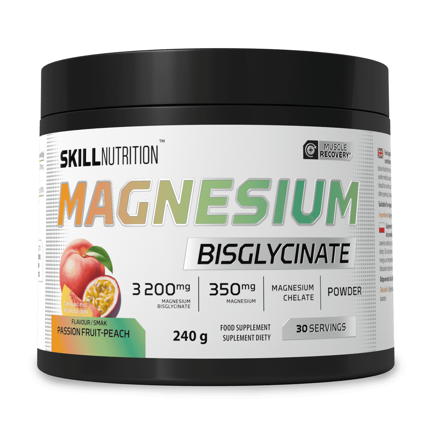 Magnesium Bisglycinate Passion Fruit-Peach